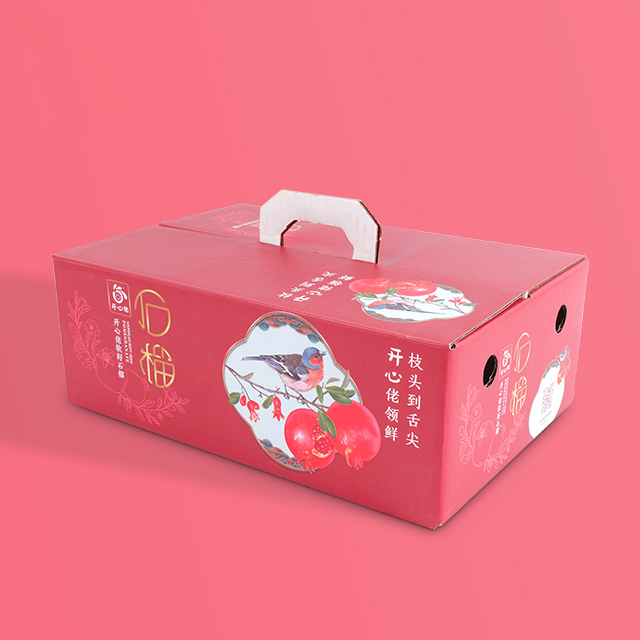 Wholesale Fruit Packaging Corrugated Paper Box Custom Printed and Size Eco-friendly Materials with (1)