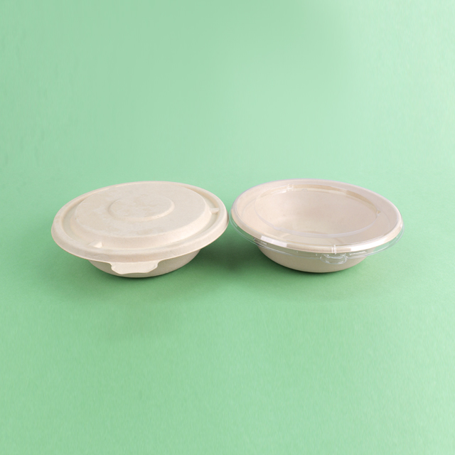 Sugarcane Bagasse Bowl Fast Food Bowl Takeout B...