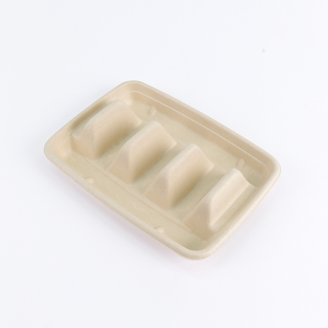 Sugarcane Bagasse Bowl Square Fast Food Environ...