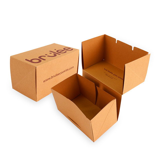 Kraft Paper Coated Food Fried Chicken Dessert Box