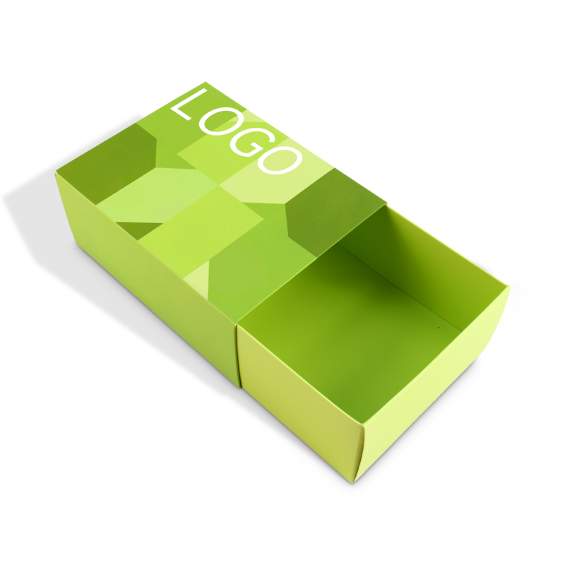 SenCai White Card Dessert Packaging Box Drawer Box