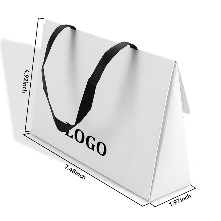 Universal Portable Triangular Paper Packaging Box with Hand-held Rope