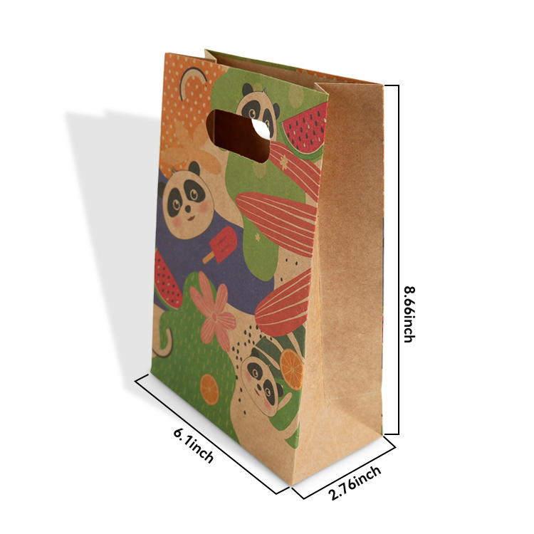 SenCai Kraft Paper Custom Handbag Gift Packaging Bag