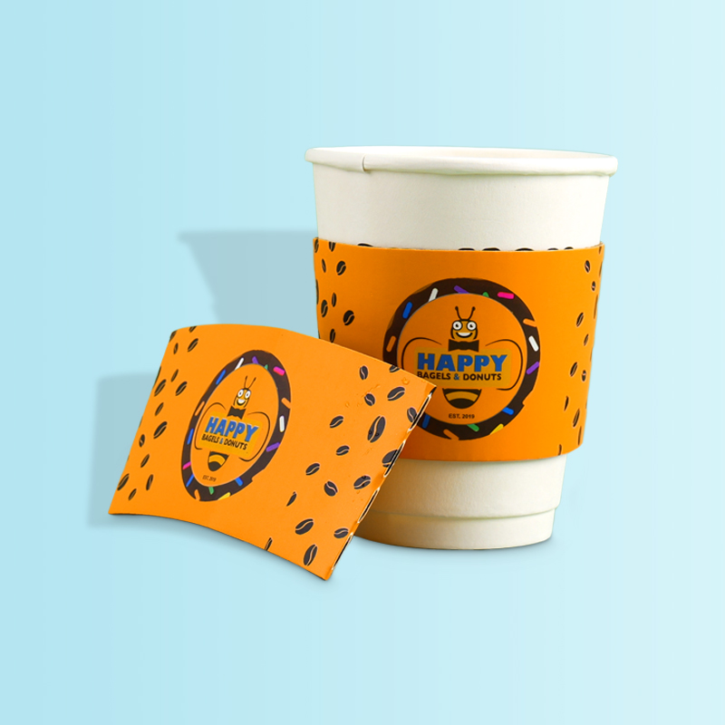 SenCai Custom Printed Recyclable Paper Cup Sleeves