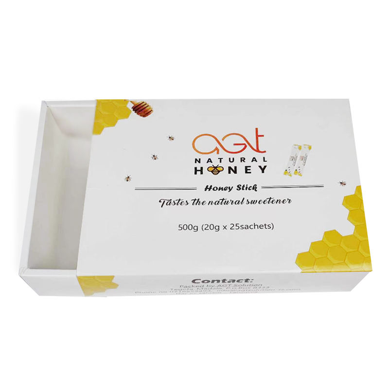 SenCai White Card Dessert Drawer Box Food Packaging