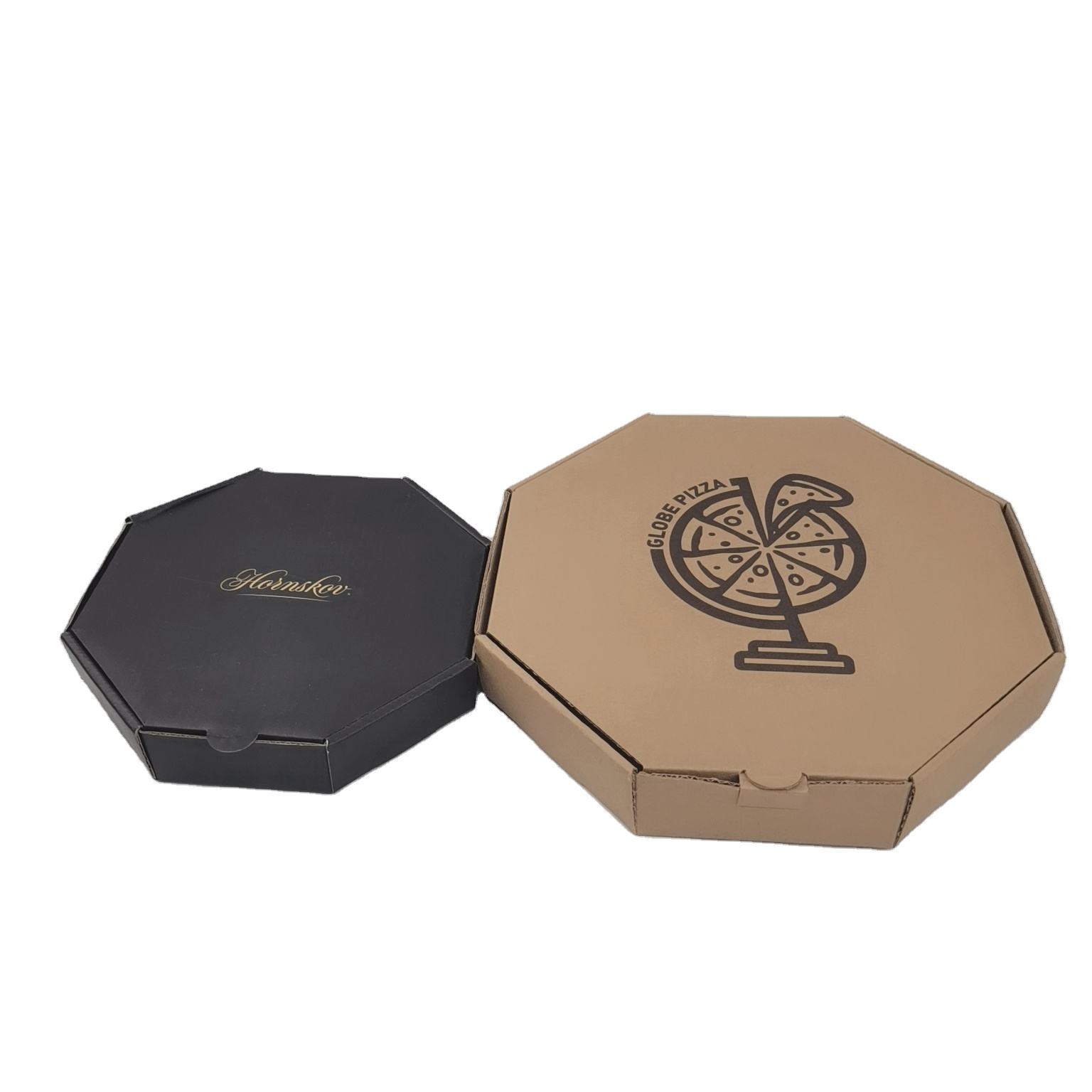 SenCai Kraft Paper Corrugated Octagonal Pizza P...