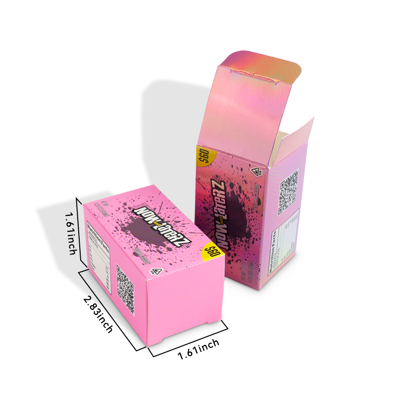 Custom White Cardboard Tuck-Top Box Premium Gift Retail Packaging