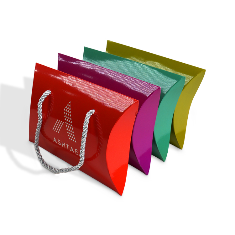 Pillow-Shaped Gift Box with Drawstring Closure Luxury Soft Feel Packaging