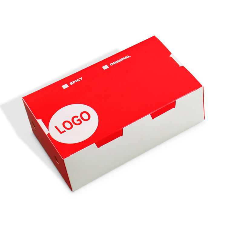 White Card Fried Chicken Box – Takeout & Delivery Packaging