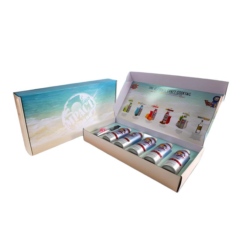 Custom Corrugated Mailer Box with Custom Insert