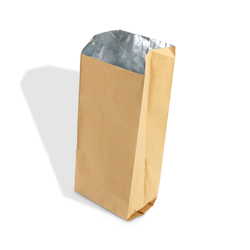 Sac en papier sulfurisé doublé de papier aluminium pour poulet rôti