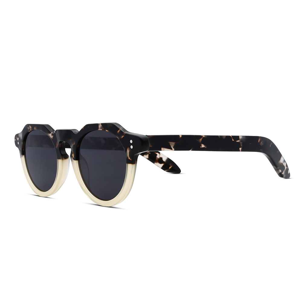 9015 Tortoise+Milky White Two-Tone Round Triple Rivet Grey Polarized 004 side.jpg