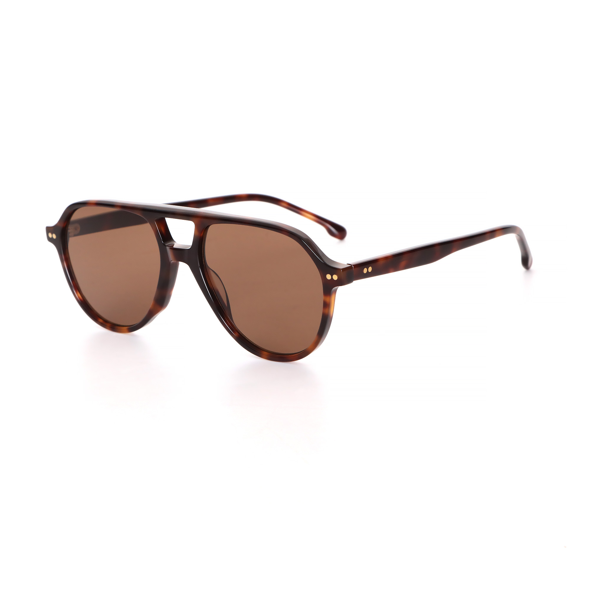 9179 Deep Tortoise Double Bridge Arrow Hinge Premium Polarized 05 side.jpg
