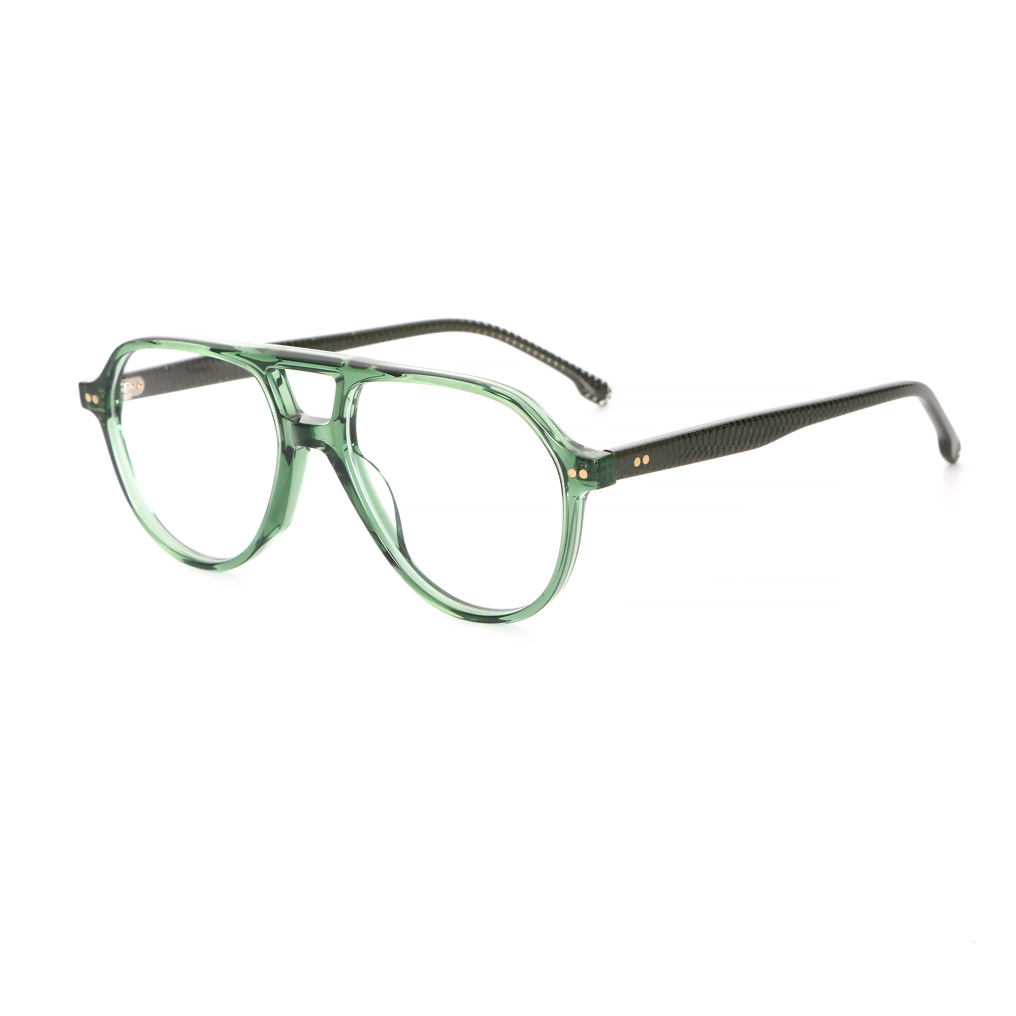 9179 Mint Green Double Bridge Arrow Hinge Acetate Optical Fresh 04 side.jpg