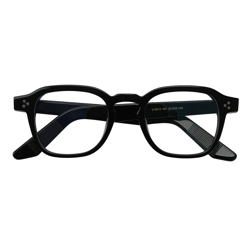 Yintai Premium Acetate Optical Frame 9010 Retro Small Round Double-Rivet Eyeglasses Frame Unisex