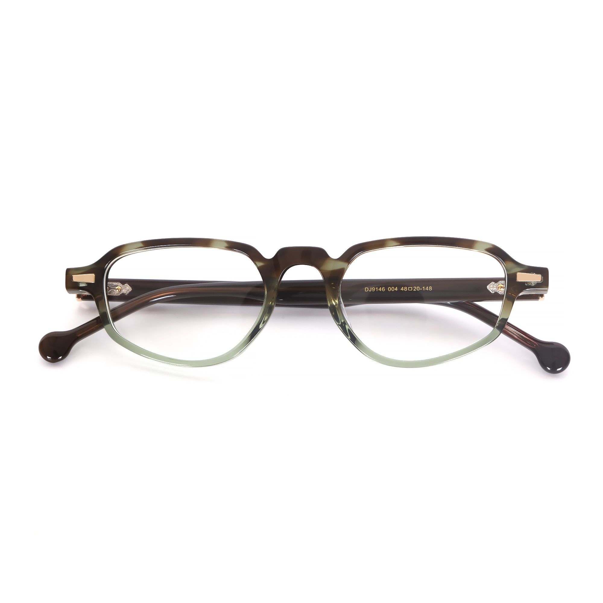 Wholesale High-Quality Men's Irregular Shape Tortoiseshell Square Acetate Optical Frames | Custom Logo