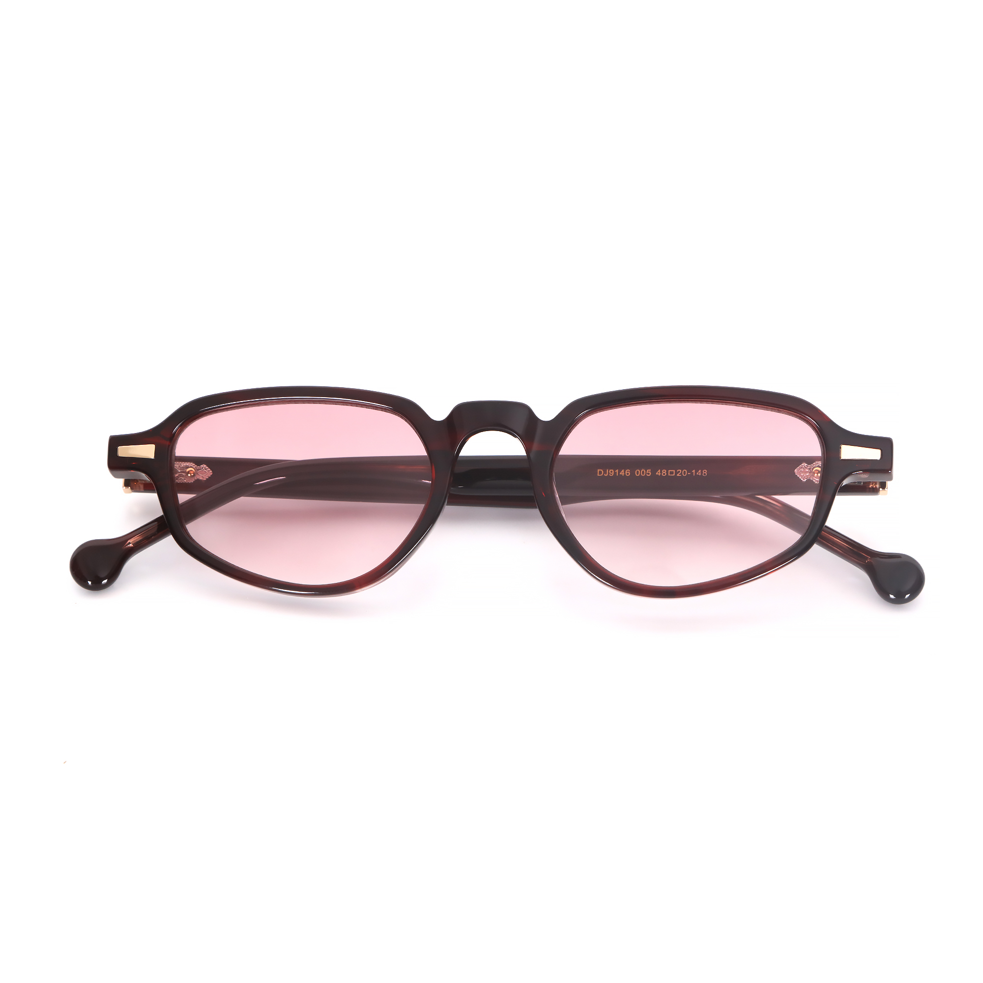 Wholesale Polarized Sunglasses Vintage Irregular Acetate Unisex OEM ODM