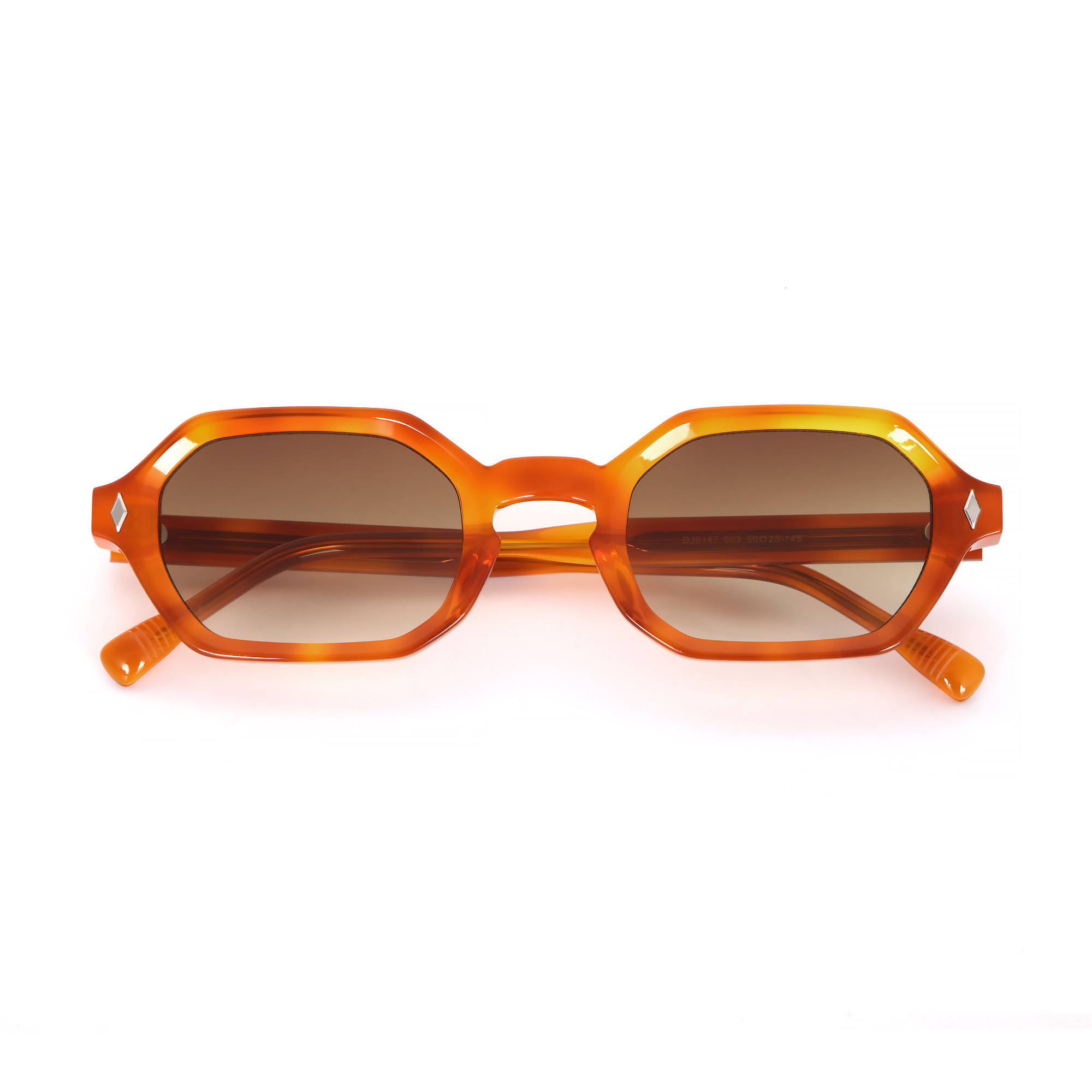 Wholesale Geometric Acetate Sunglasses | Vintage Nylon Lens Fashion Sunglasses OEM ODM