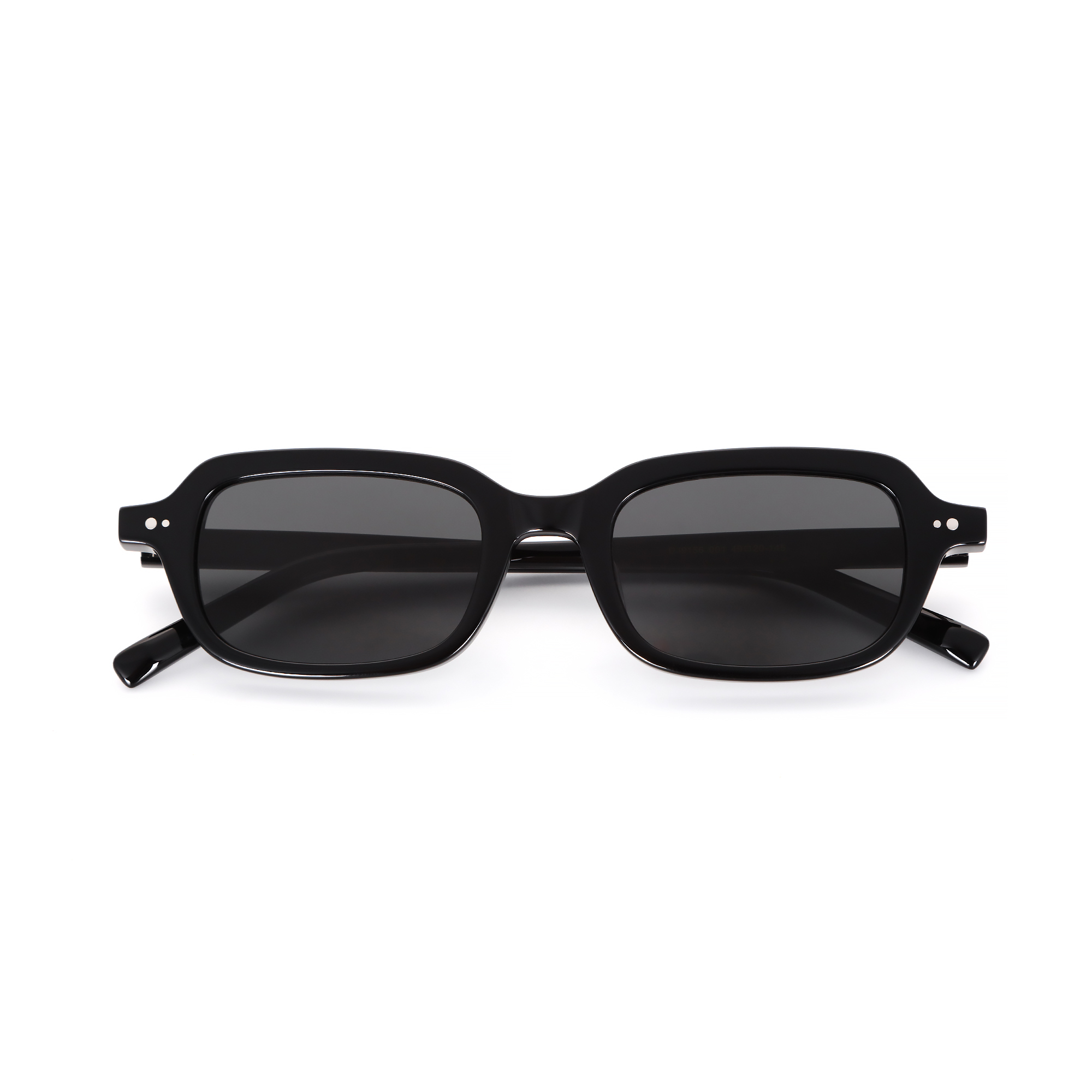 Cat Eye Corporate Gift — Retro Narrow Rectangular Tortoiseshell Acetate Sunglasses