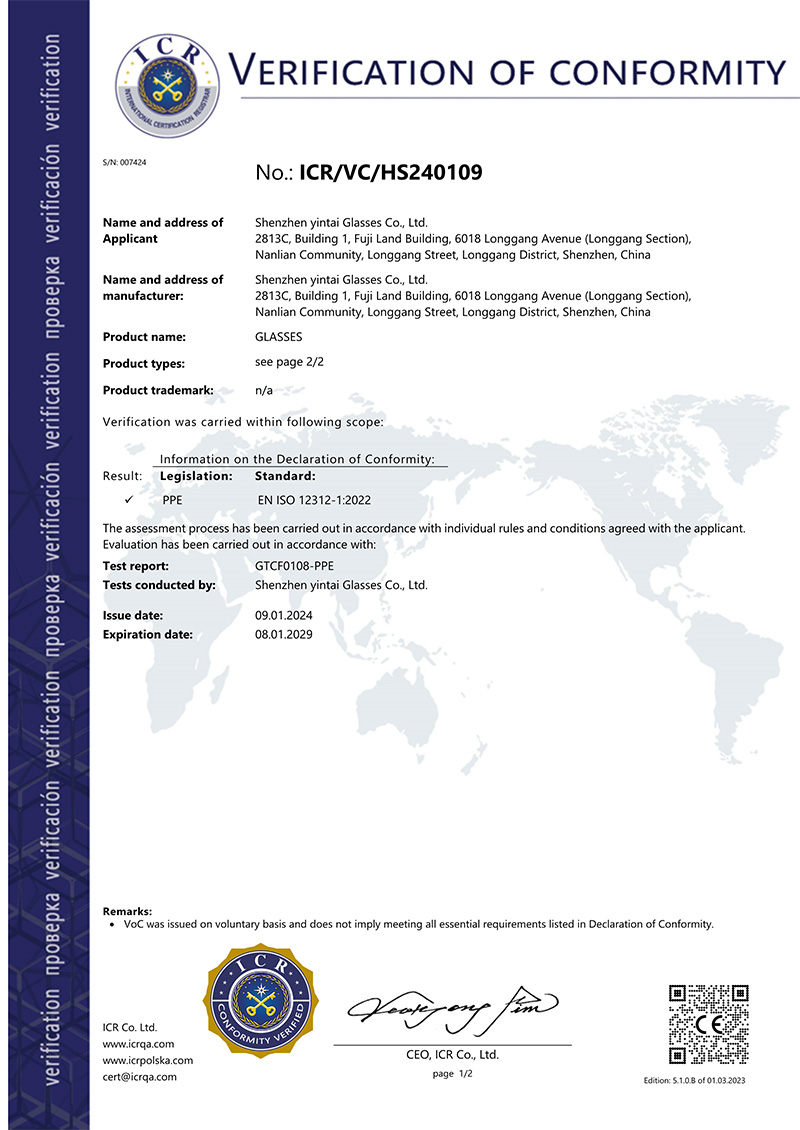 CE Certificate