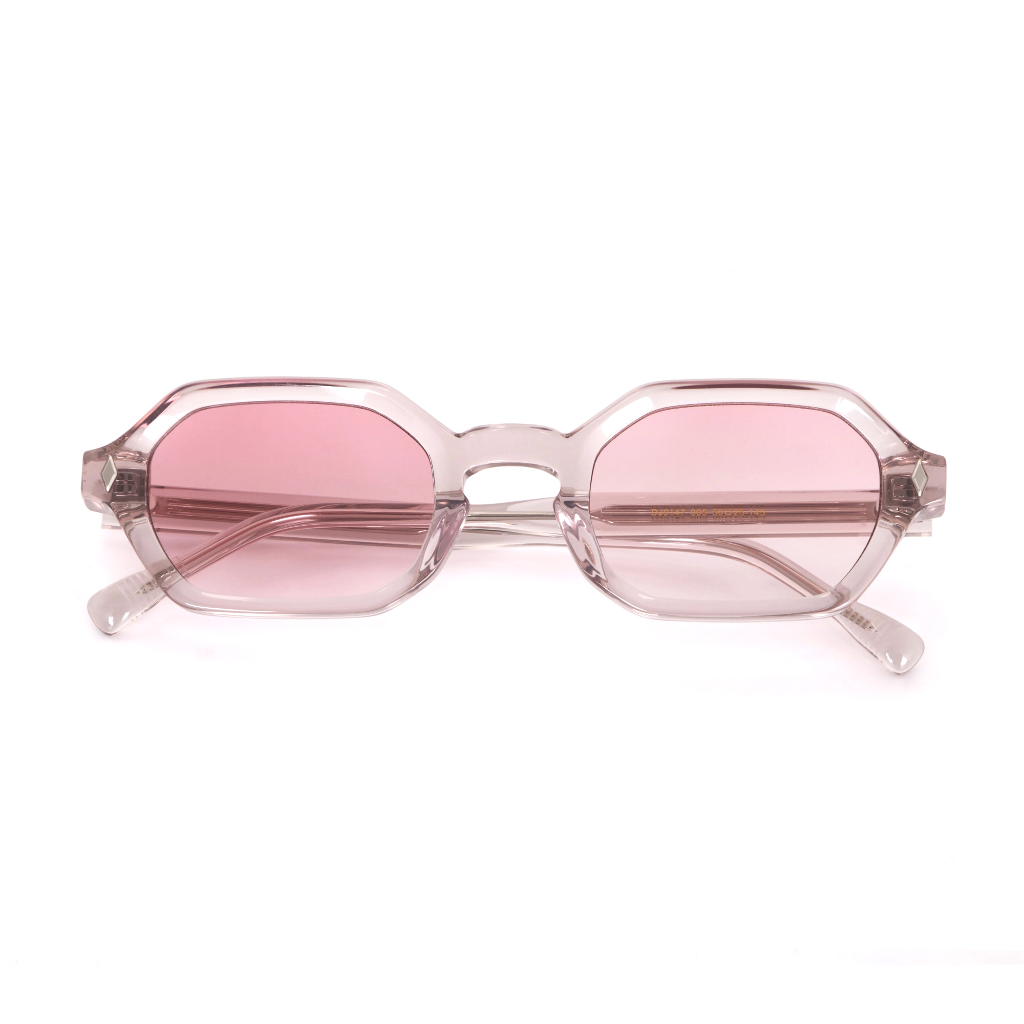 Champagne Pink Octagonal Premium Acetate Polarized Sunglasses Unisex 05.jpg