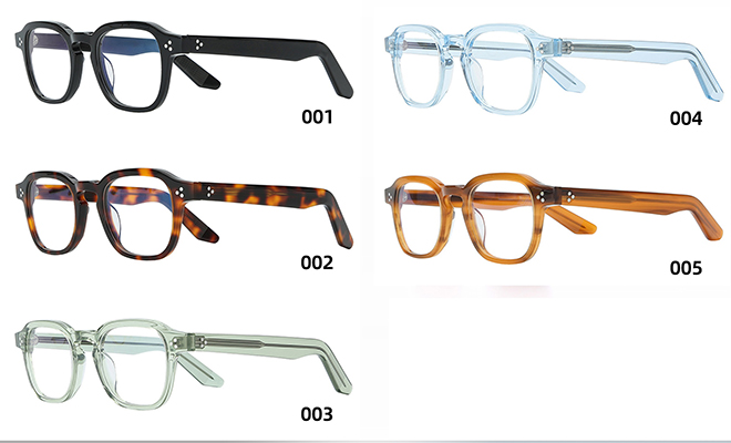 Retro Small-Frame Double-Stud Round Prescription Glasses Frame (Acetate Frame) Catalog
