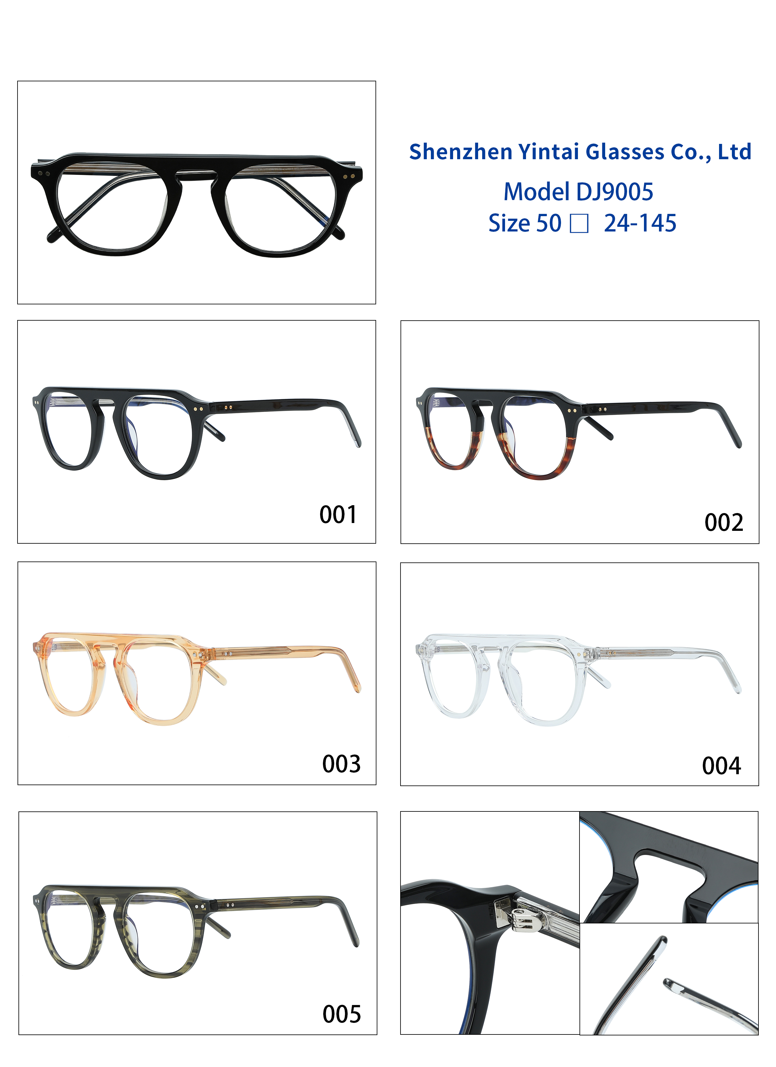 Pilot Double Bridge IP Gold Spring Hinge Full Color Catalog