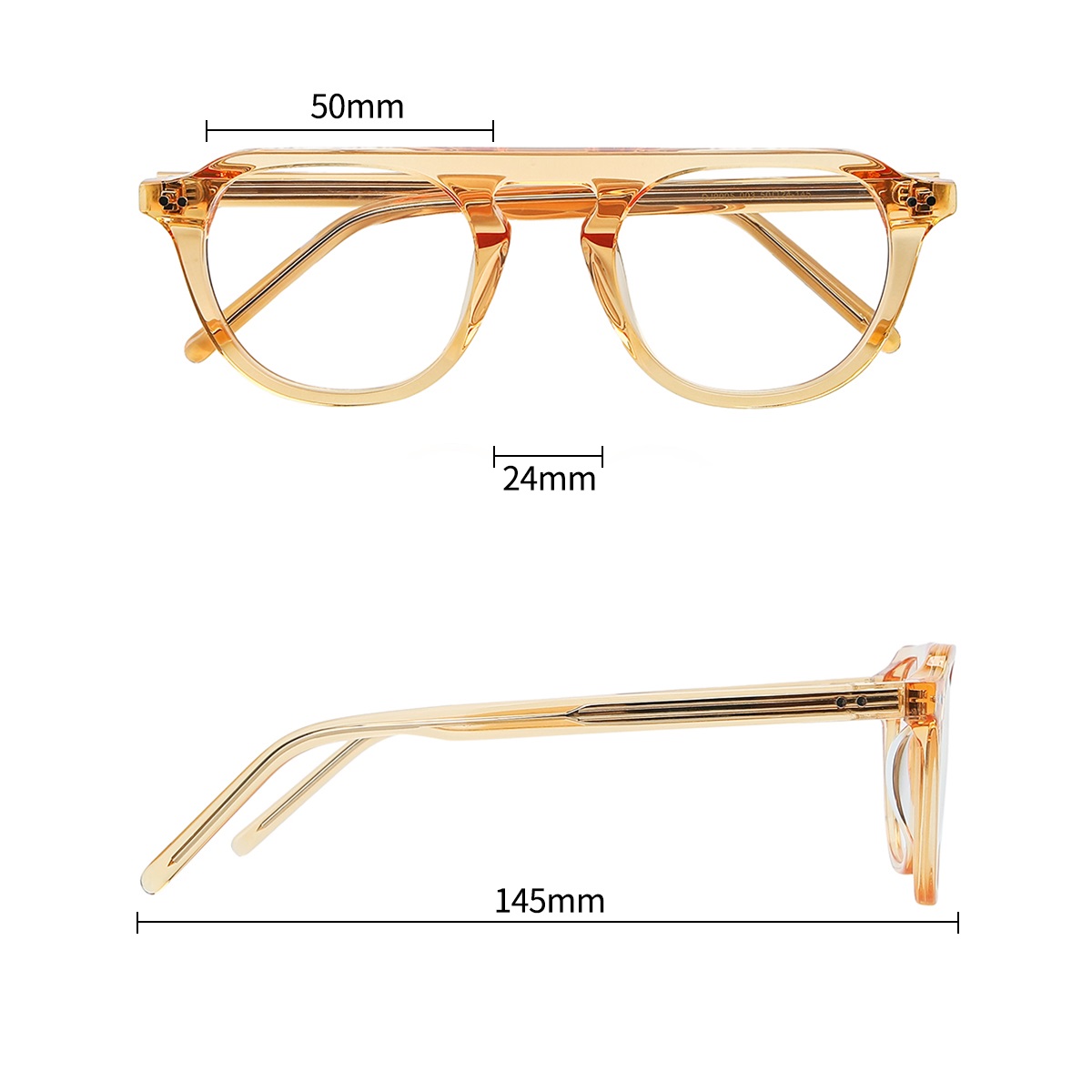 Pilot Double Bridge Size Chart 50-24-145