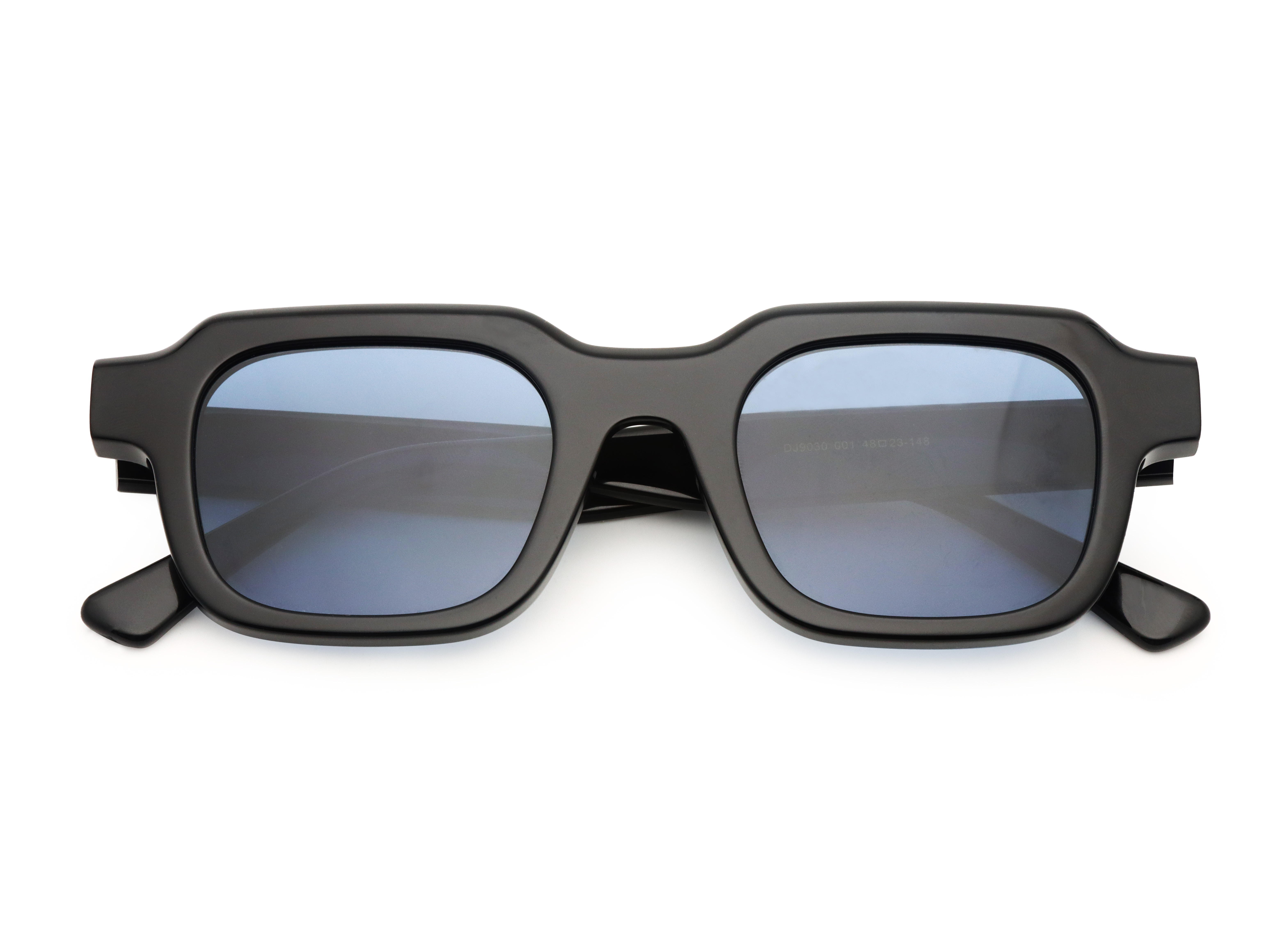 Cat Eye Corporate Gift — Black Thick Square Acetate Sunglasses Wholesale OEM ODM