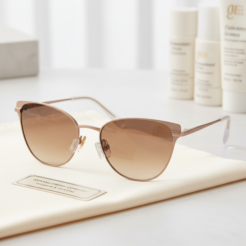Cat Eye Sunglasses For Sensitive Skin Users