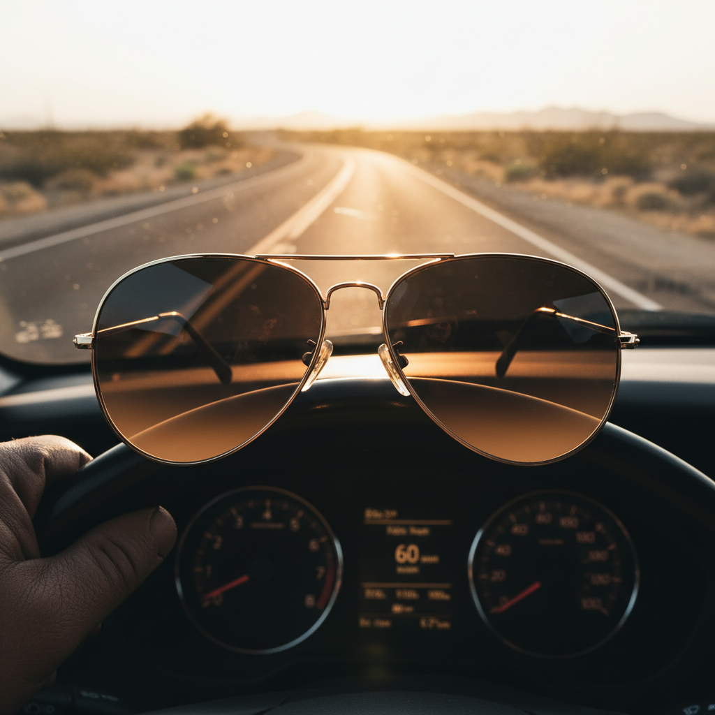 Aviator Sunglasses For Outdoor Driving Safety