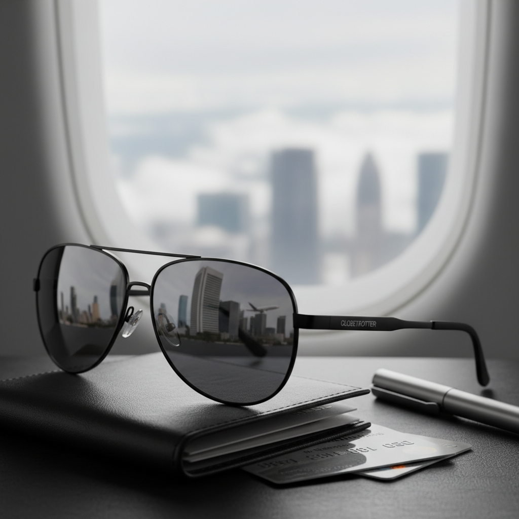 Black Sunglasses For Frequent Business Travelers