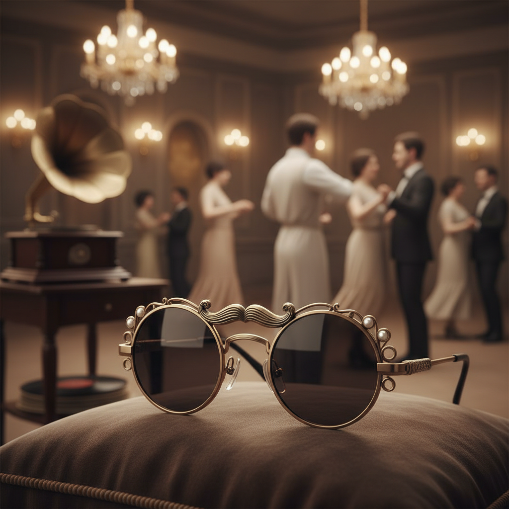 Metal Sunglasses For Vintage-Themed Events