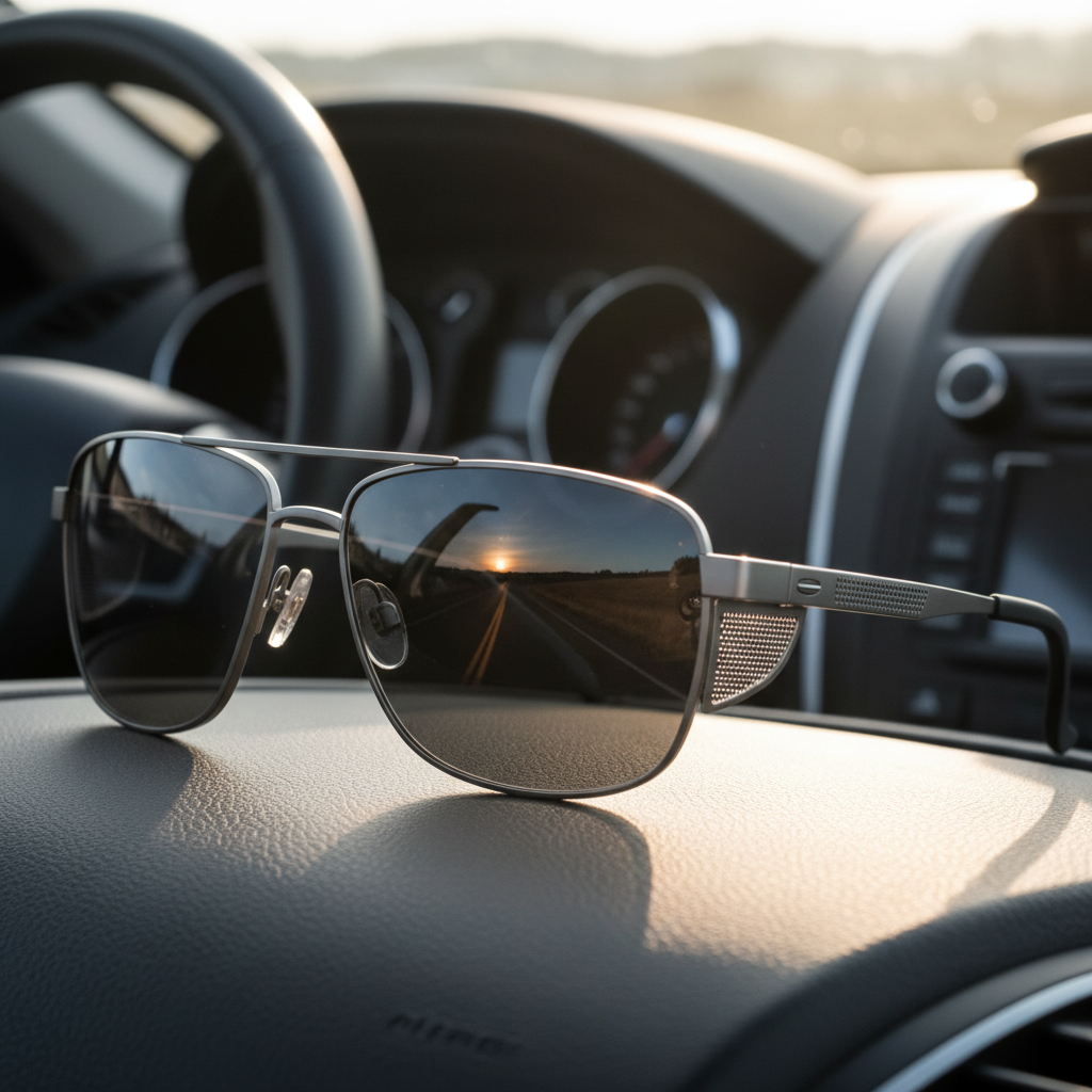 Metal Sunglasses For Outdoor Driving Safety