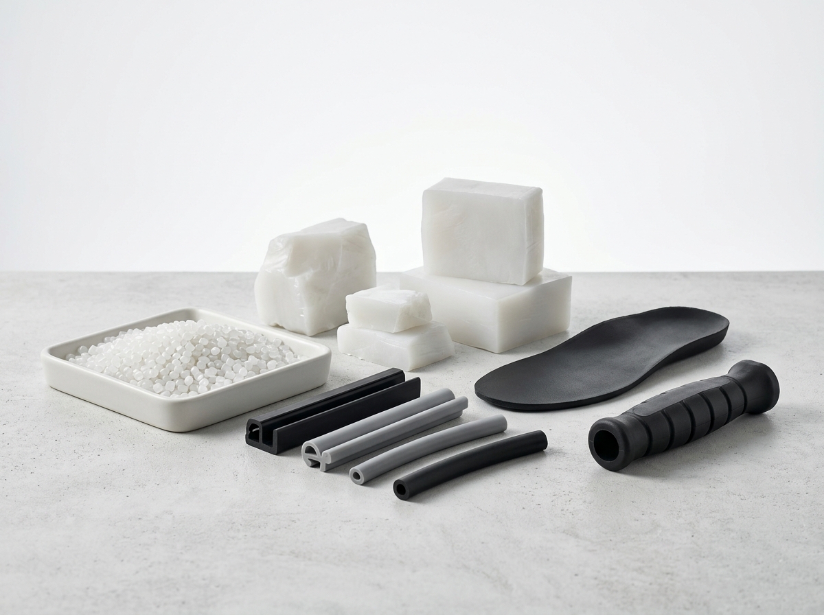 Pourquoi le matériau élastomère TPR/TR est idéal pour les matériaux de chaussures et les manches d'outils