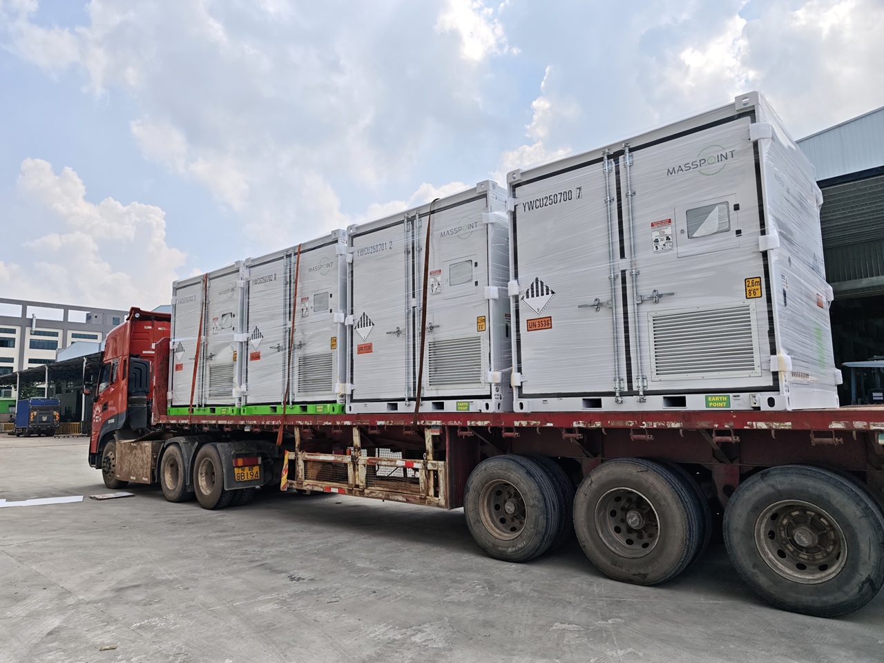 Four More MASSPOINT Hybrid BESS  En Route to Australia