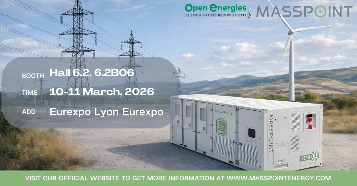 Join MASSPOINT at OPEN ENERGIES 2026 in Lyon!