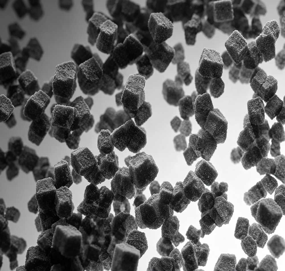 Electron microscopy image of cubic nano calcium carbonate.jpg