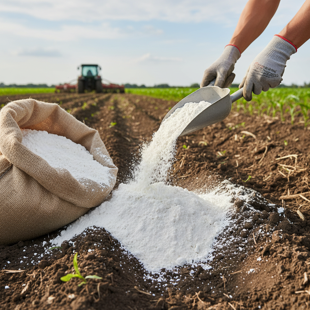 Calcium Carbonate Powder For Agricultural Soil Amendment