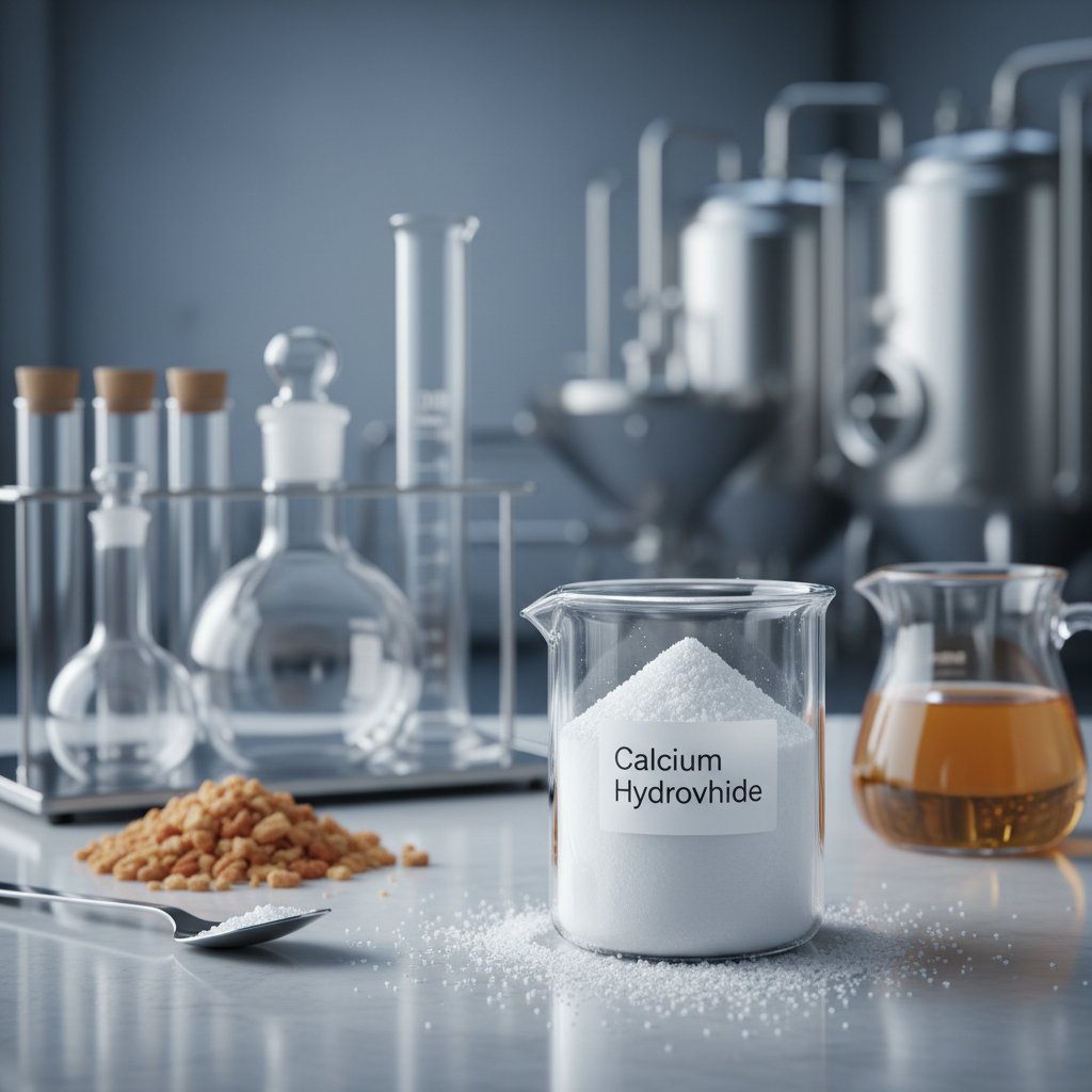 Pure Calcium Hydroxide For Food And Beverage Additives
