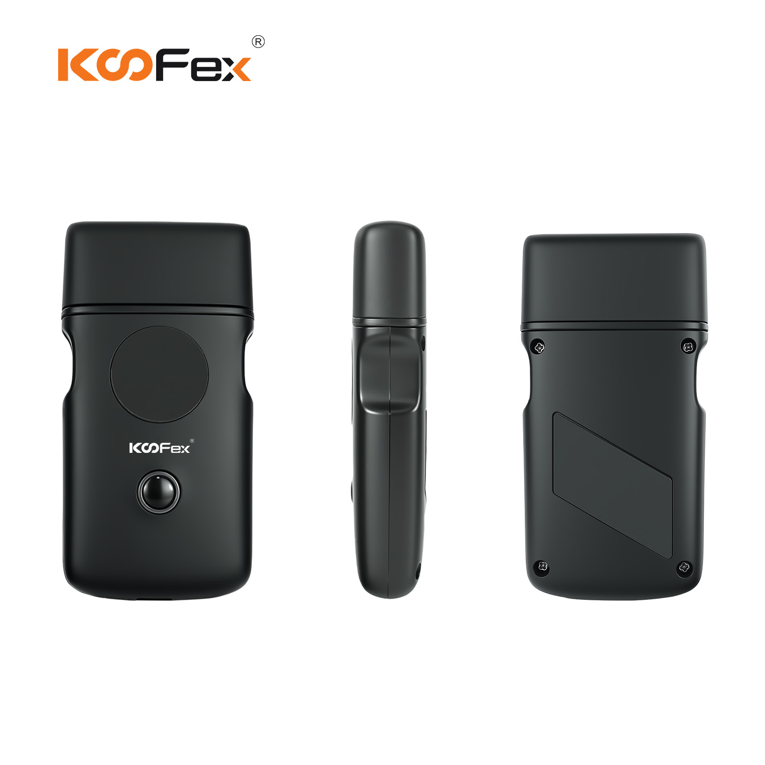 KooFex KF-6412 0.68/0.52/0.48 Ultra-thin Blade Mesh Shaving Razor with USB Charging 600mAh Portable Mini Foil Shaver
