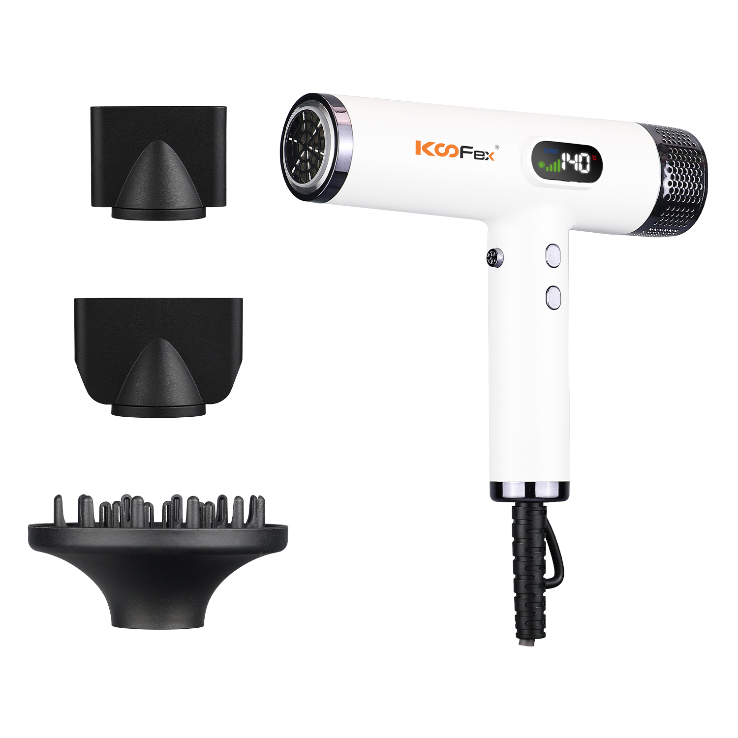KooFex KF-8321 1800W LCD Display 40 Million Negative Ion BLDC Motor Hair Dryer