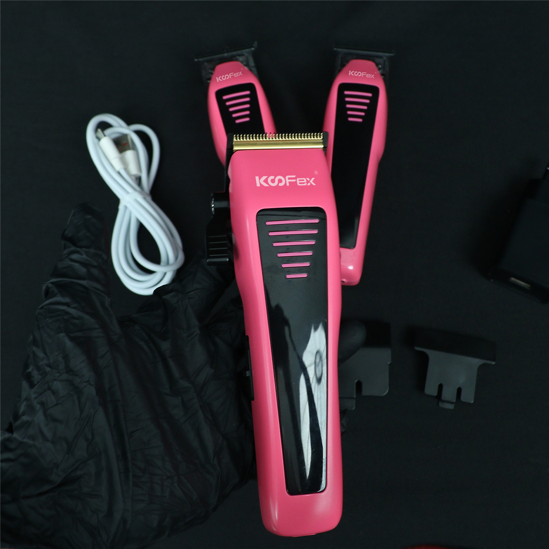 KooFex KF-6410 ODM/OEM New DLC Blade High Speed 8500RPM Cordless Barber Hair Clipper
