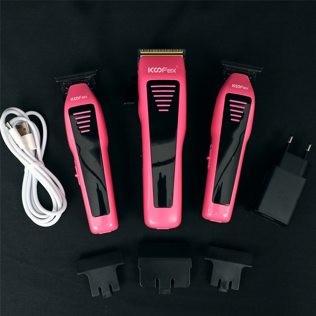 KooFex KF-6410 ODMOEM New DLC Blade High Speed 8500RPM Cordless Barber Hair Clipper (10)