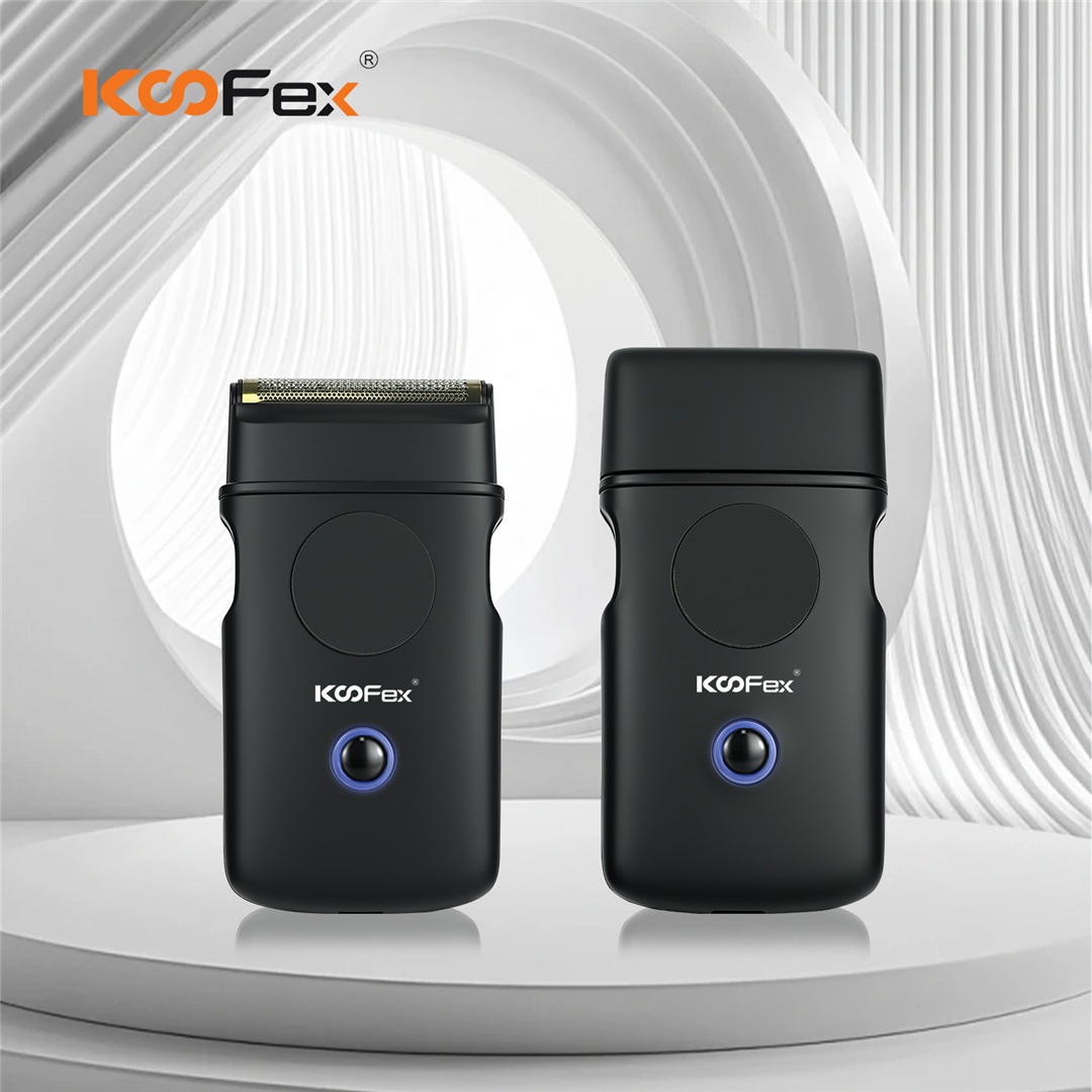 The KooFex KF-6412 Mini Foil Shaver is a premium cordless grooming tool engineered for precision (2)