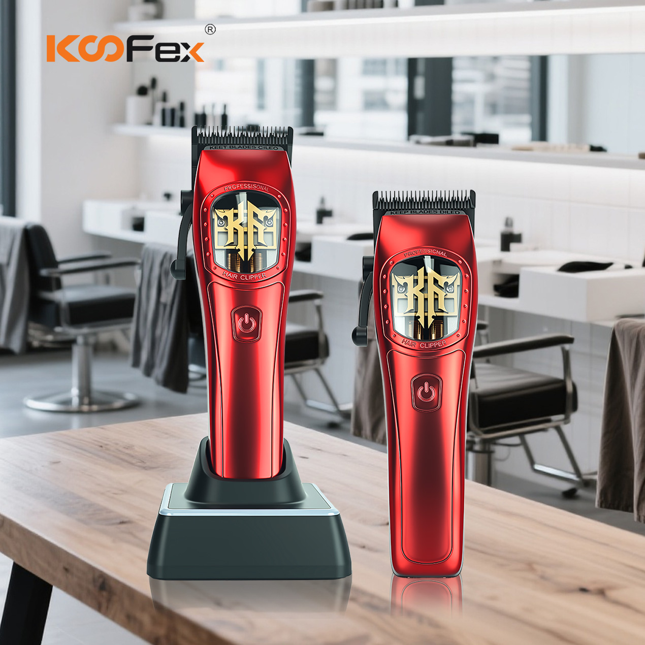 OEM hair clippers, magnetic motor clipper 8W, salon hair clipper
