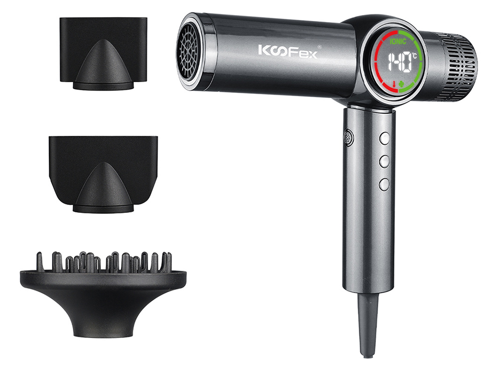 KooFex Pro Factory T-Shape High-Speed 110,000 RPM BLDC Hair Dryer Negative Ion Hair Blow Dryer (2)