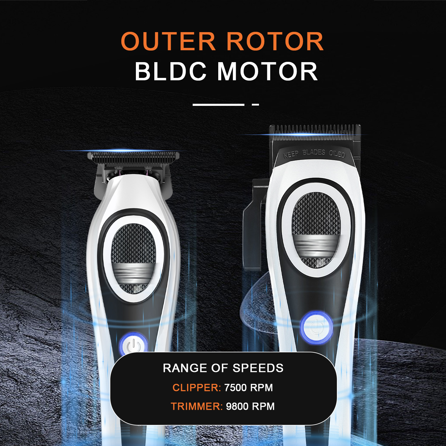 KooFex Pro Barber Outer Rotor BLDC Motor H...