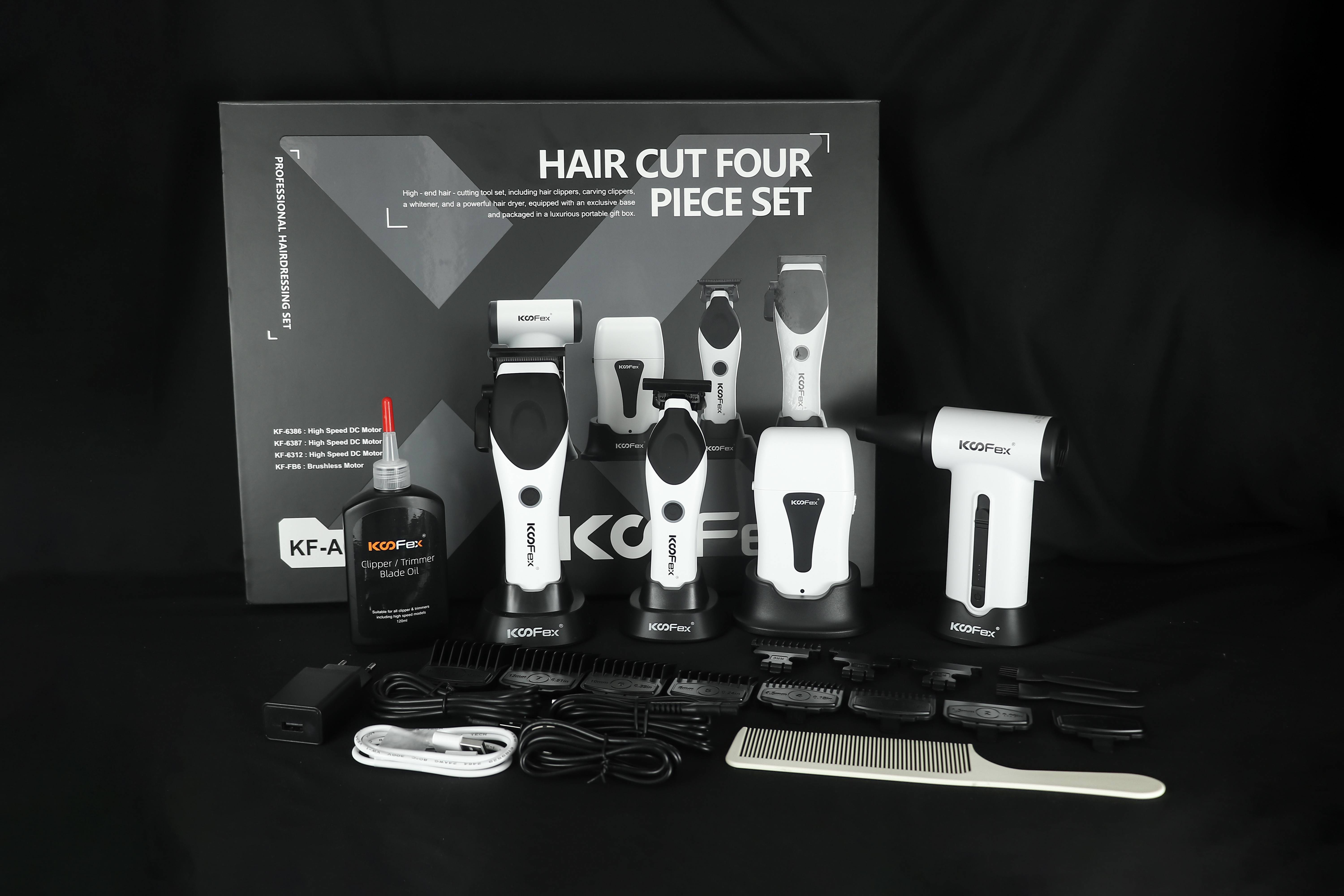 KooFex KF-A01 Professional 4 in 1 Barber T...