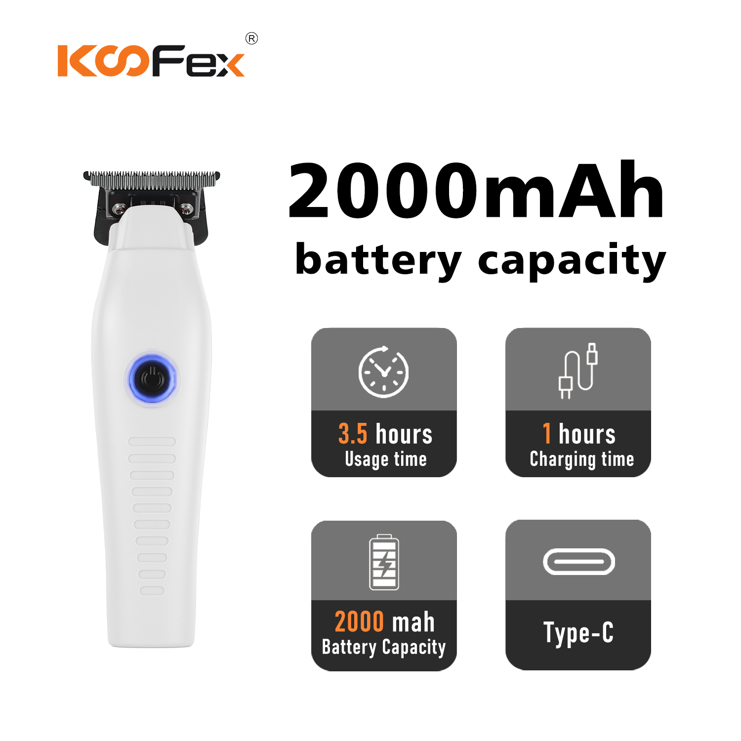 KooFex KF-6436 7200RPM Dual Bearing Brushl...